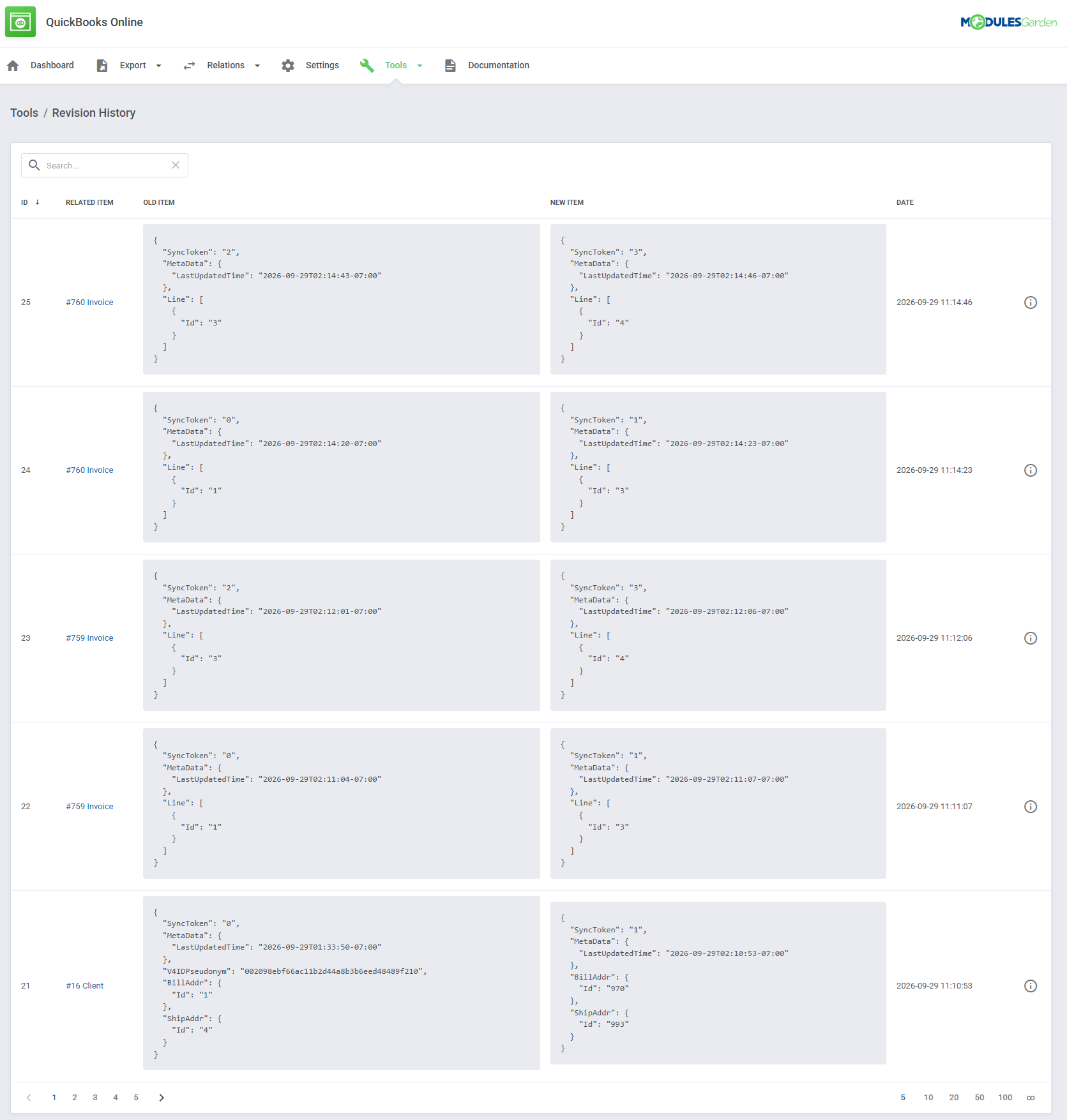 QuickBooks Online For WHMCS: Module Screenshot 25