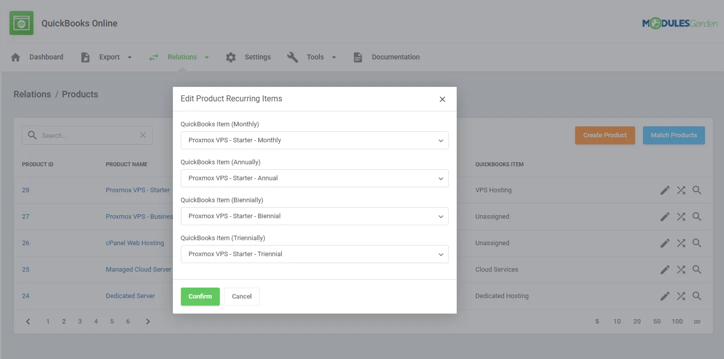 QuickBooks Online For WHMCS: Module Screenshot 8