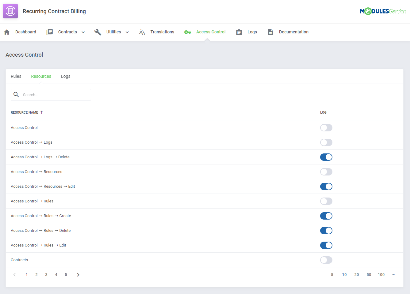 Recurring Contract Billing For WHMCS: Module Screenshot 21