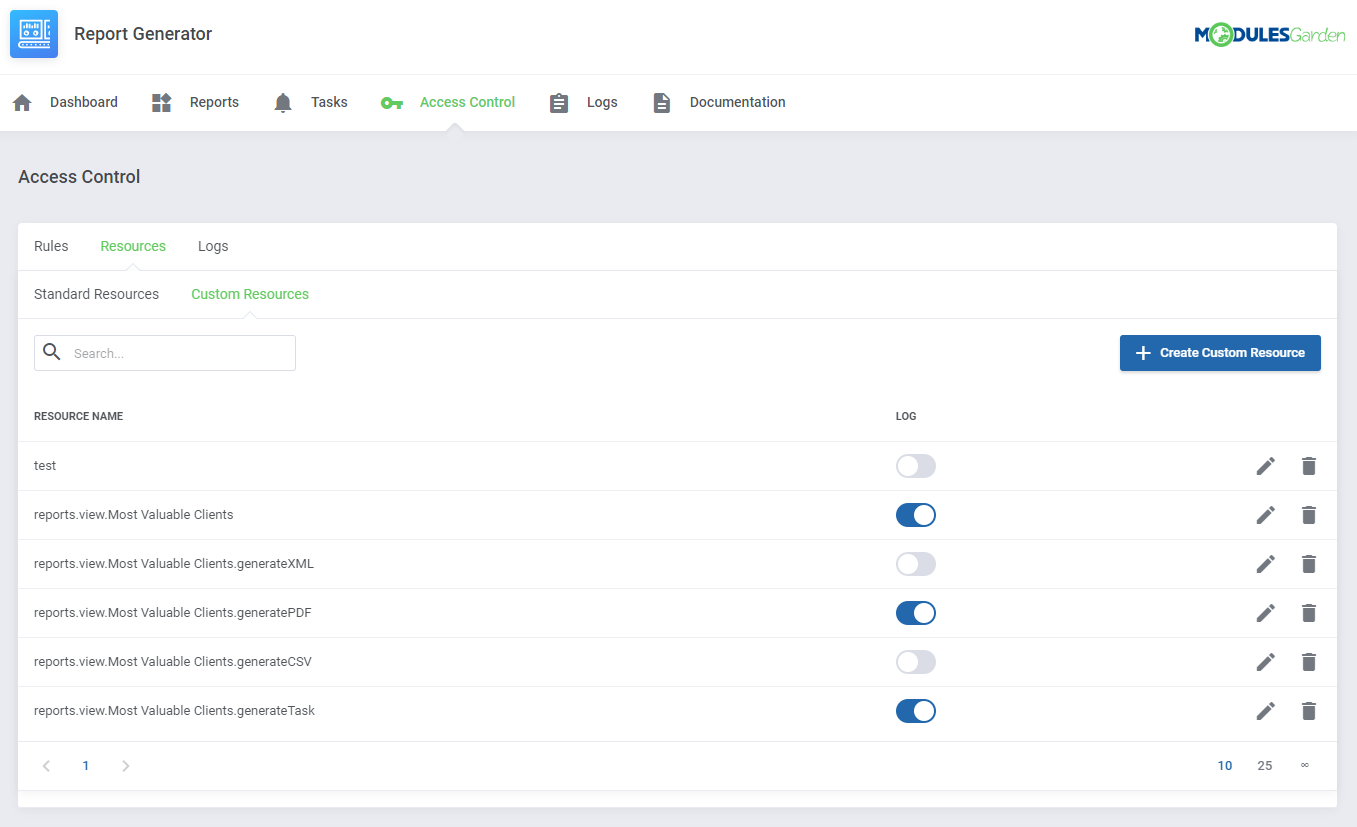 Report Generator For WHMCS: Module Screenshot 25