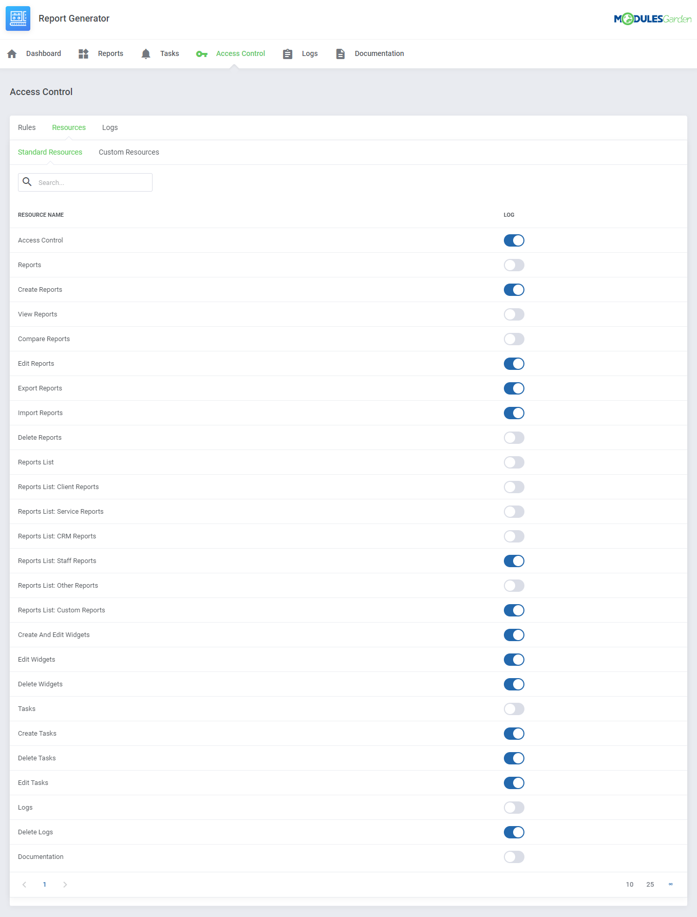 Report Generator For WHMCS: Module Screenshot 25