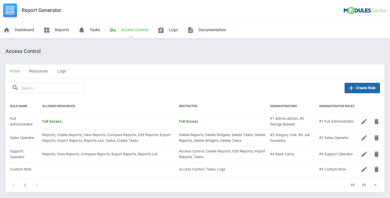 Report Generator For WHMCS: Module Screenshot 23