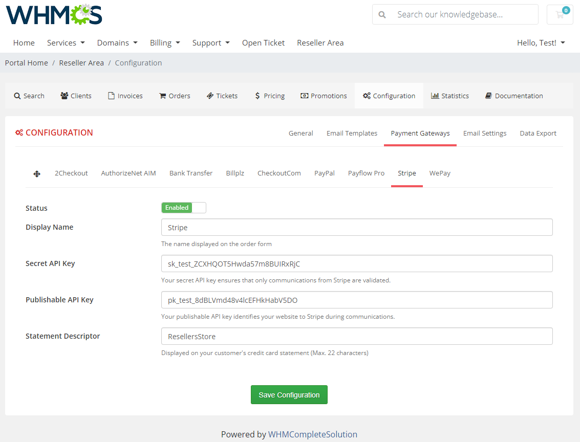 Resellers Center For WHMCS: Module Screenshot 38