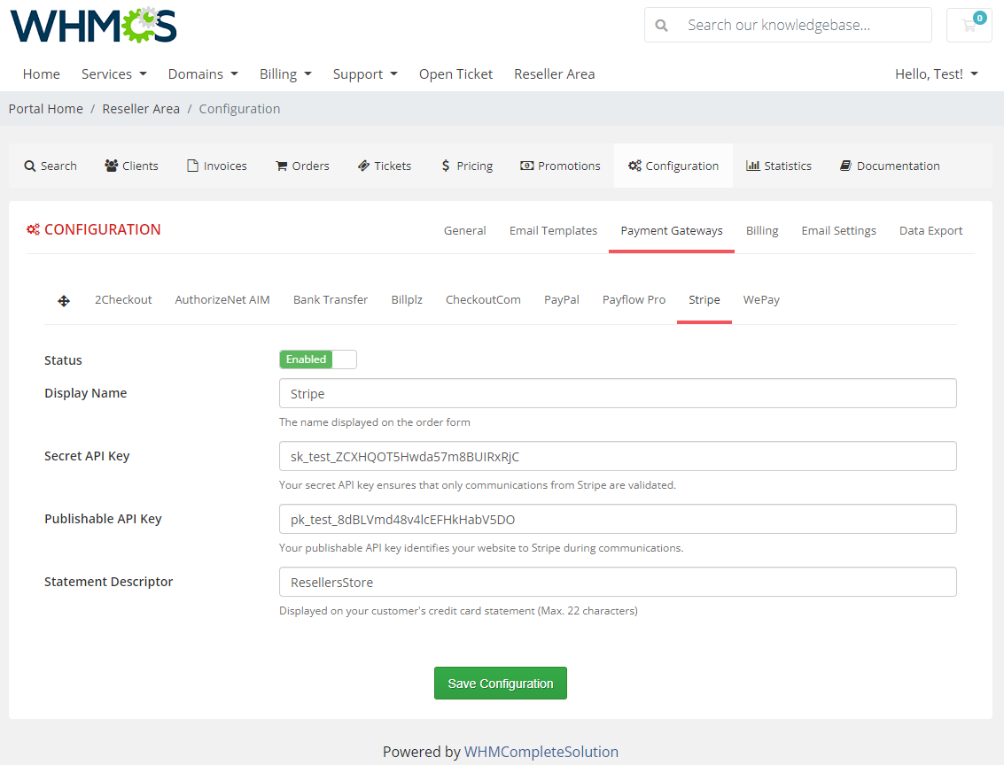 Resellers Center For WHMCS: Module Screenshot 38