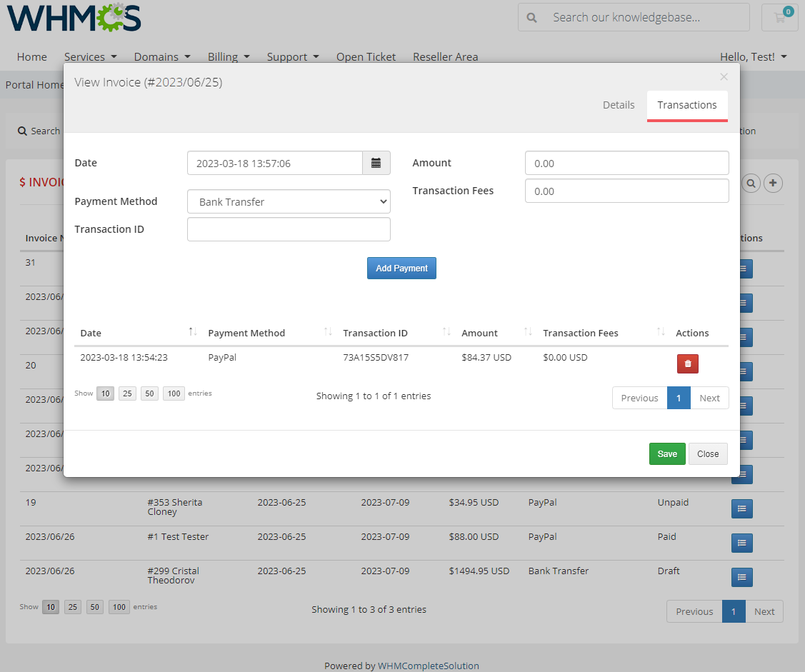 Resellers Center For WHMCS: Module Screenshot 22