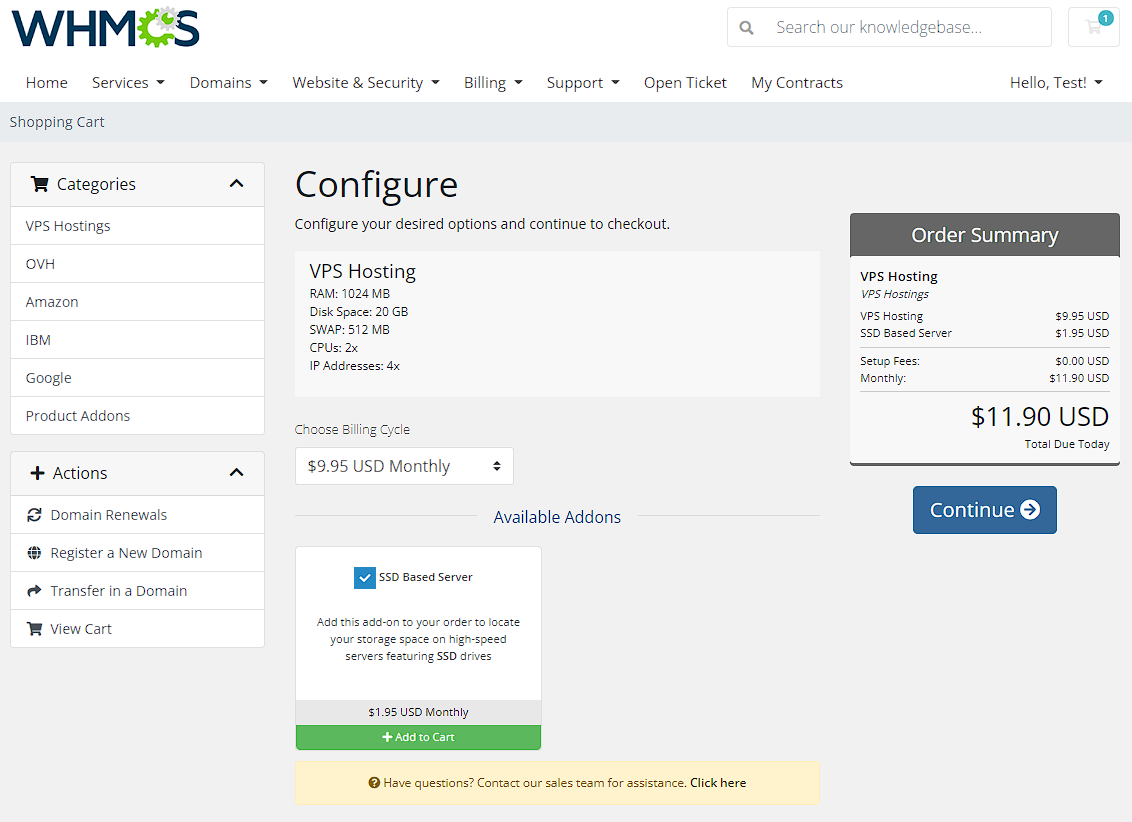 Server Allocator For WHMCS: Module Screenshot 5