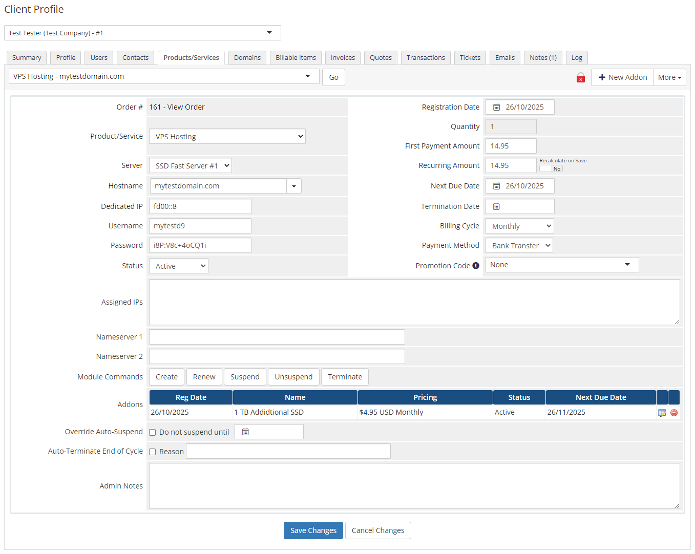 Server Allocator For WHMCS: Module Screenshot 7