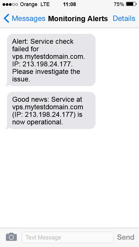 Server Monitoring For WHMCS: Module Screenshot 5