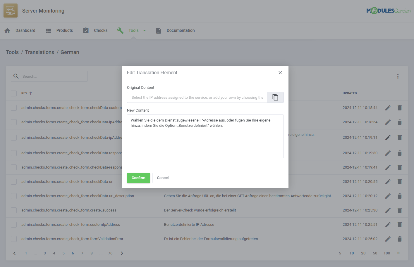 Server Monitoring For WHMCS: Module Screenshot 17
