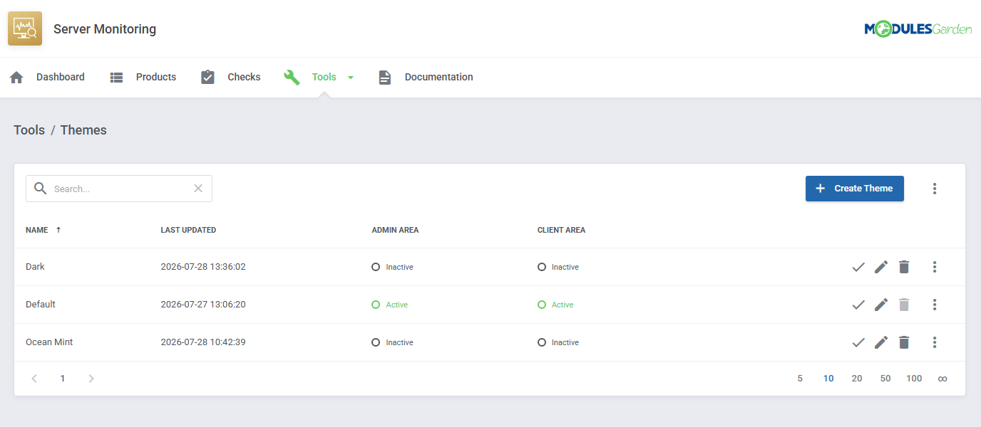 Server Monitoring For WHMCS: Module Screenshot 18