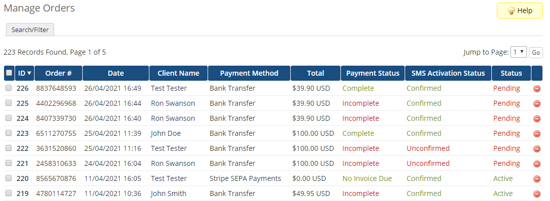 SMS Center For WHMCS: Module Screenshot 27