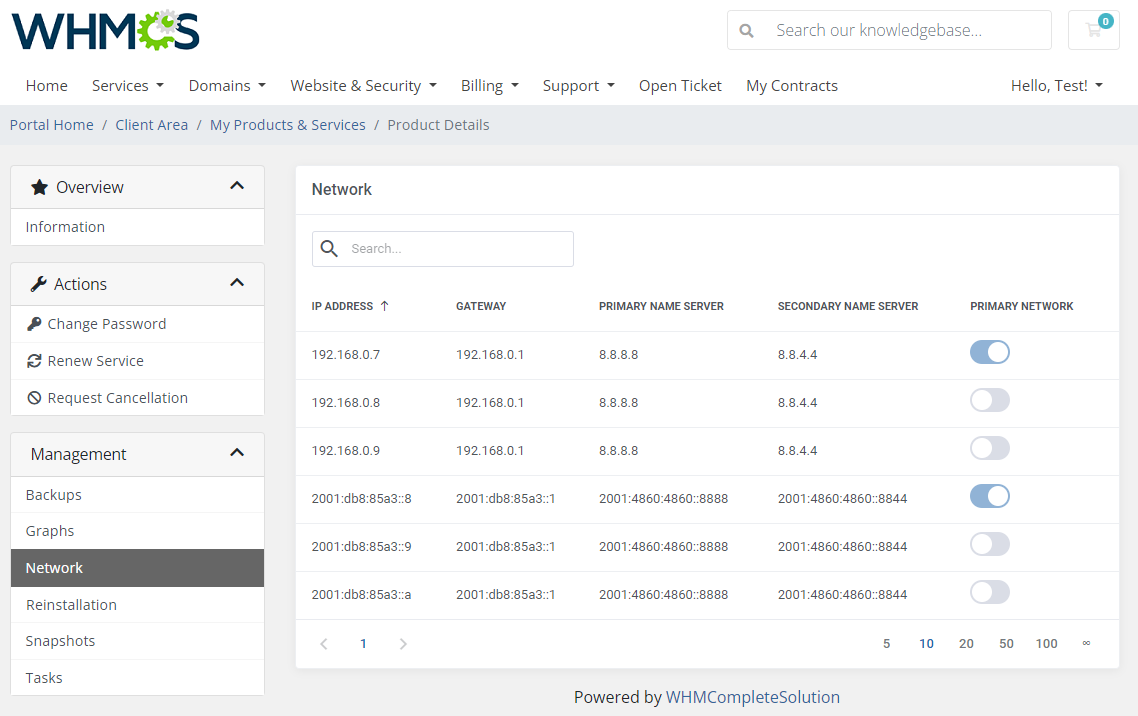 SolusVM 2 VPS & Cloud For WHMCS: Module Screenshot 6