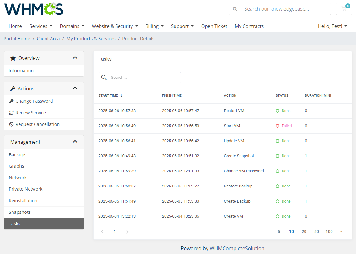 SolusVM 2 VPS & Cloud For WHMCS: Module Screenshot 11