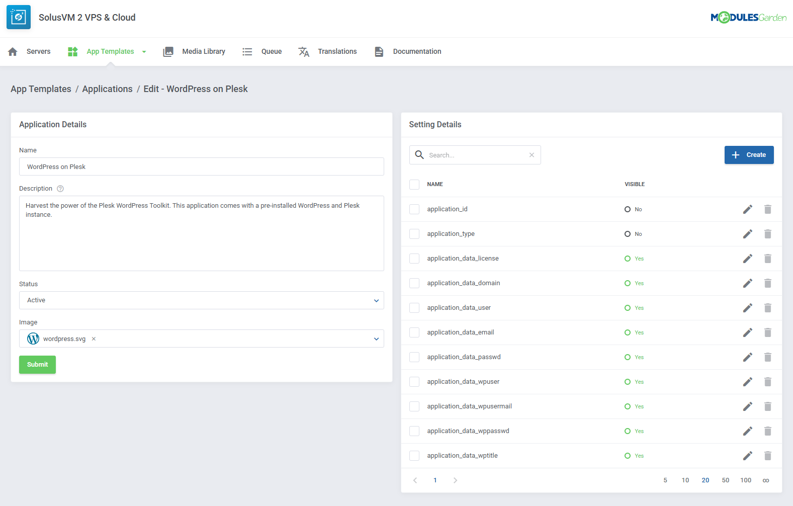 SolusVM 2 VPS & Cloud For WHMCS: Module Screenshot 18