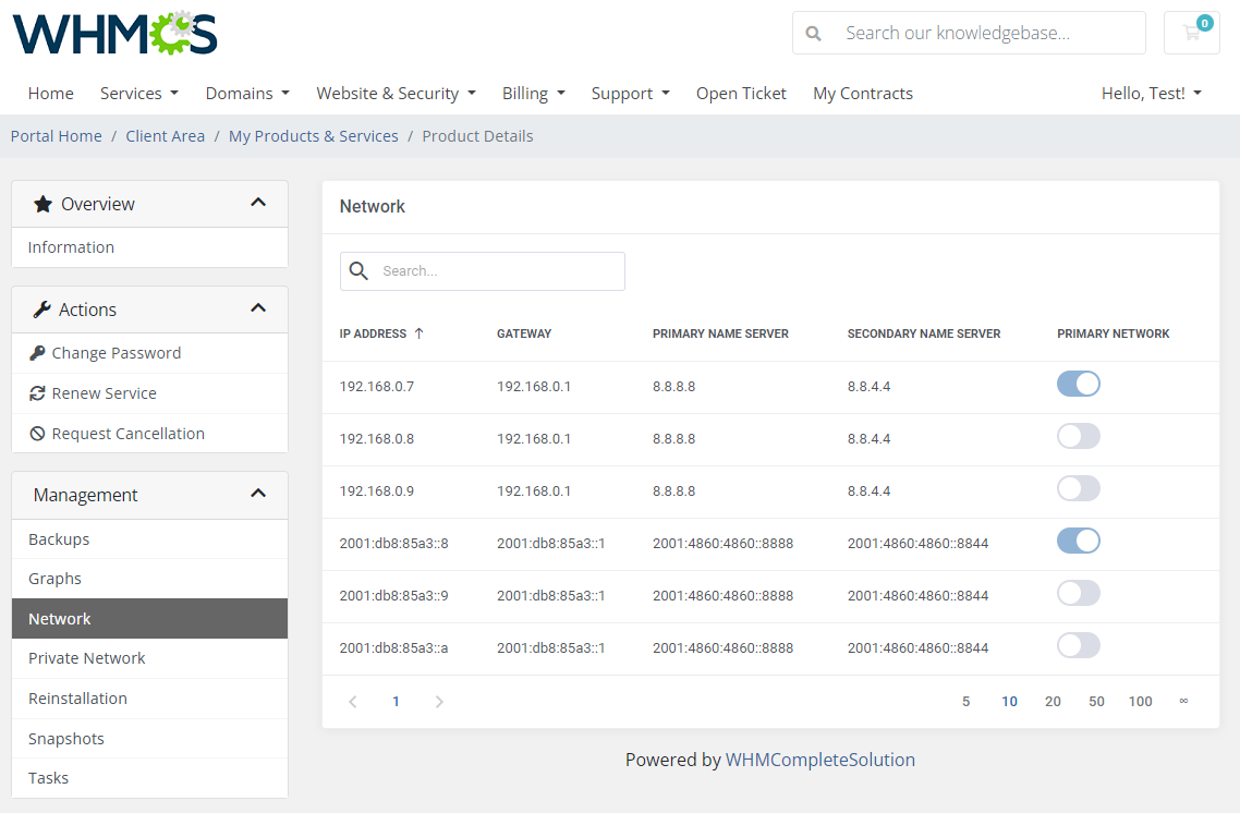 SolusVM 2 VPS & Cloud For WHMCS: Module Screenshot 6