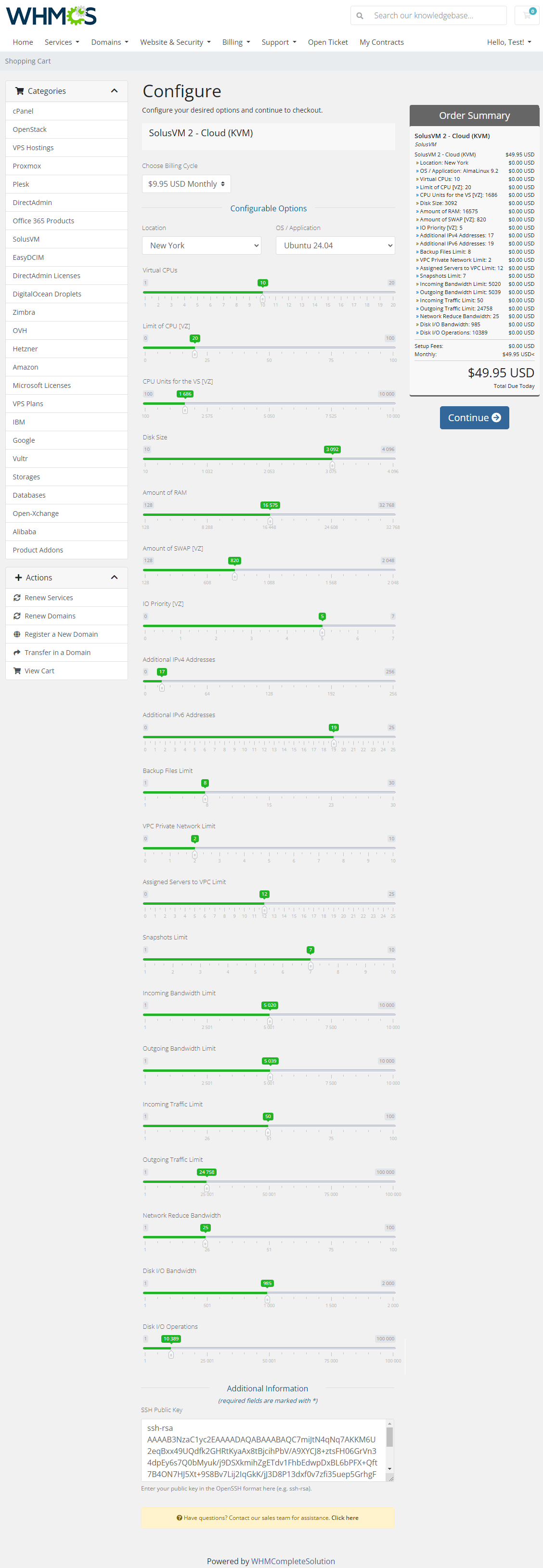 SolusVM 2 VPS & Cloud For WHMCS: Module Screenshot 13