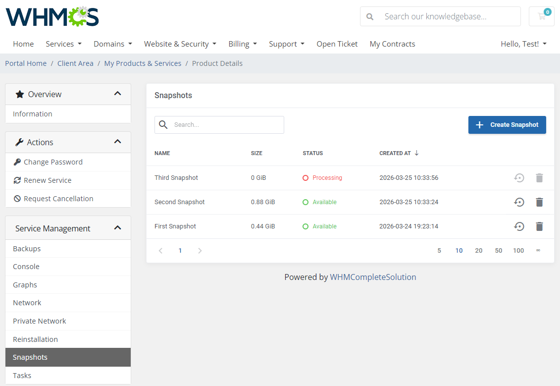 SolusVM 2 VPS & Cloud For WHMCS: Module Screenshot 10
