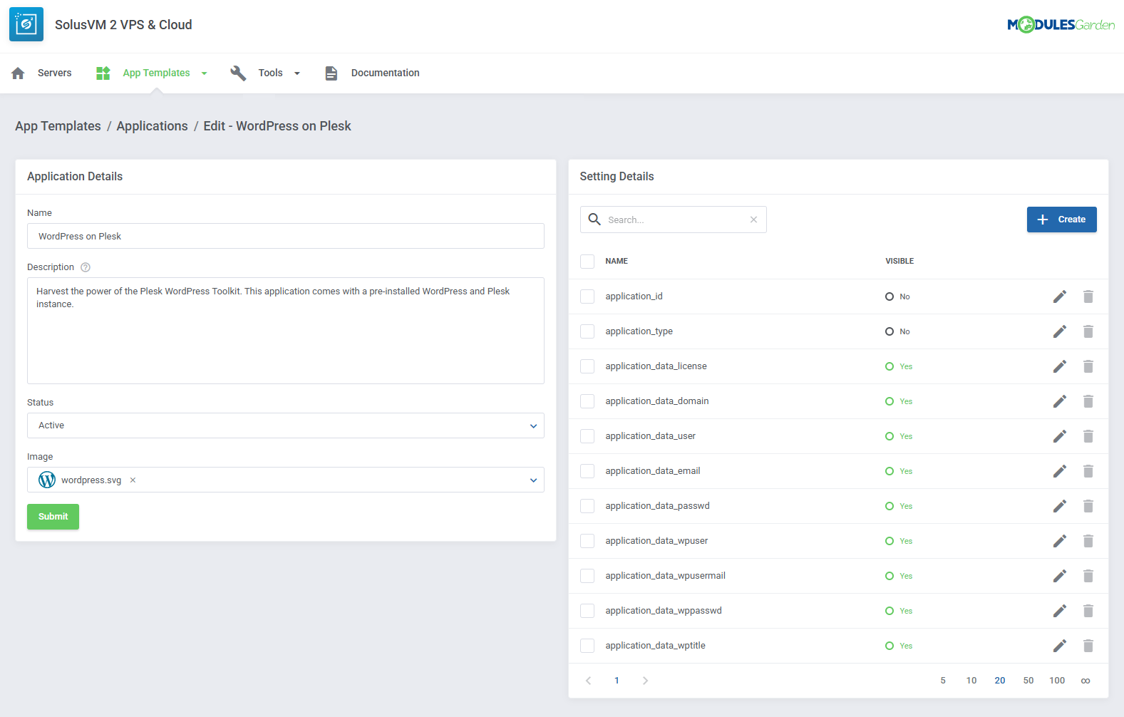 SolusVM 2 VPS & Cloud For WHMCS: Module Screenshot 18