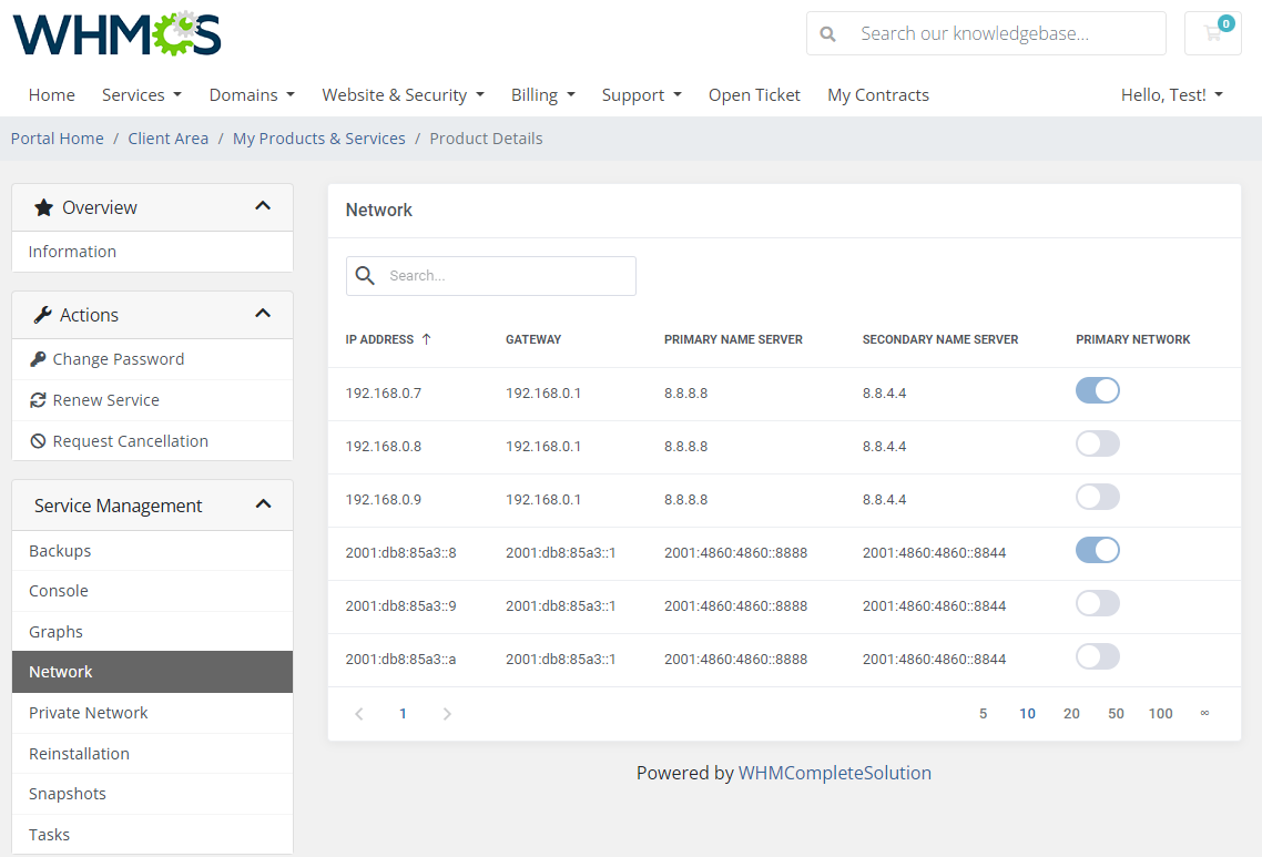 SolusVM 2 VPS & Cloud For WHMCS: Module Screenshot 6