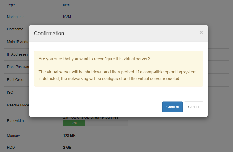 SolusVM Extended VPS For WHMCS: Module Screenshot 4