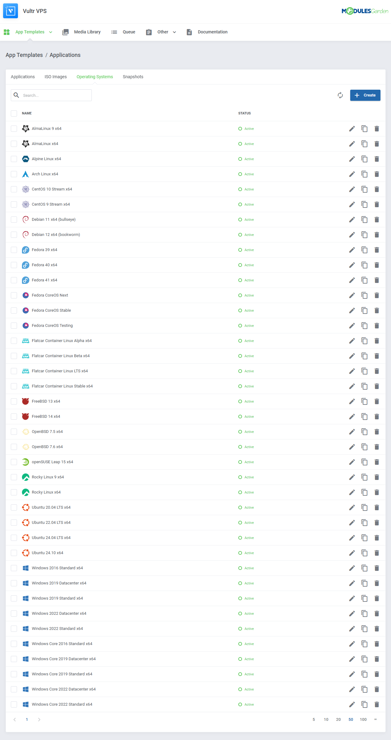 Vultr VPS For WHMCS: Module Screenshot 21