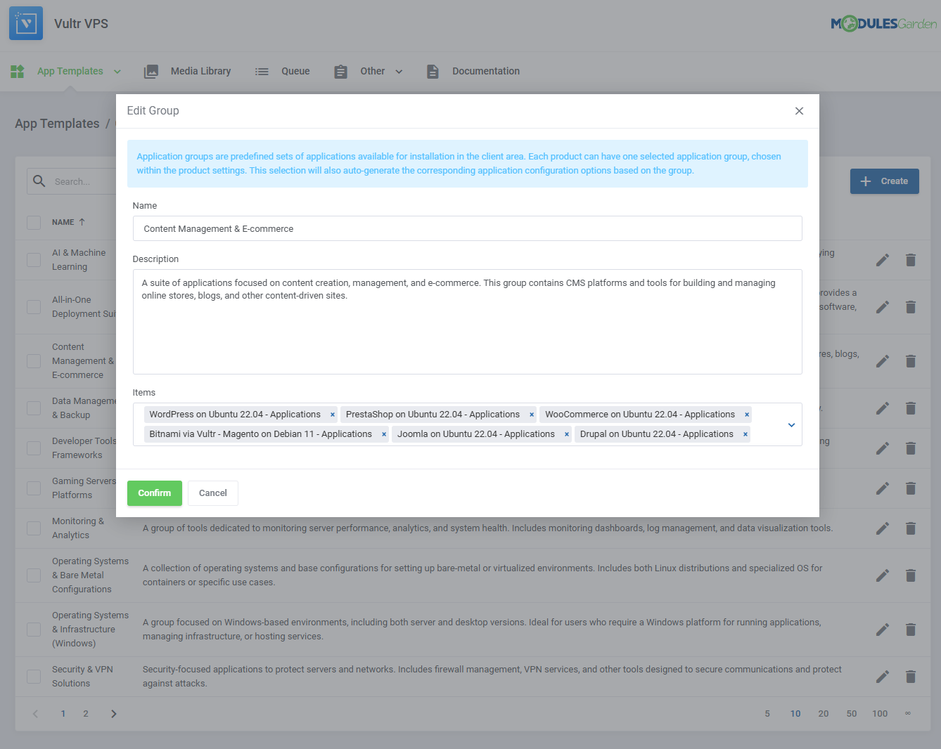 Vultr VPS For WHMCS: Module Screenshot 25