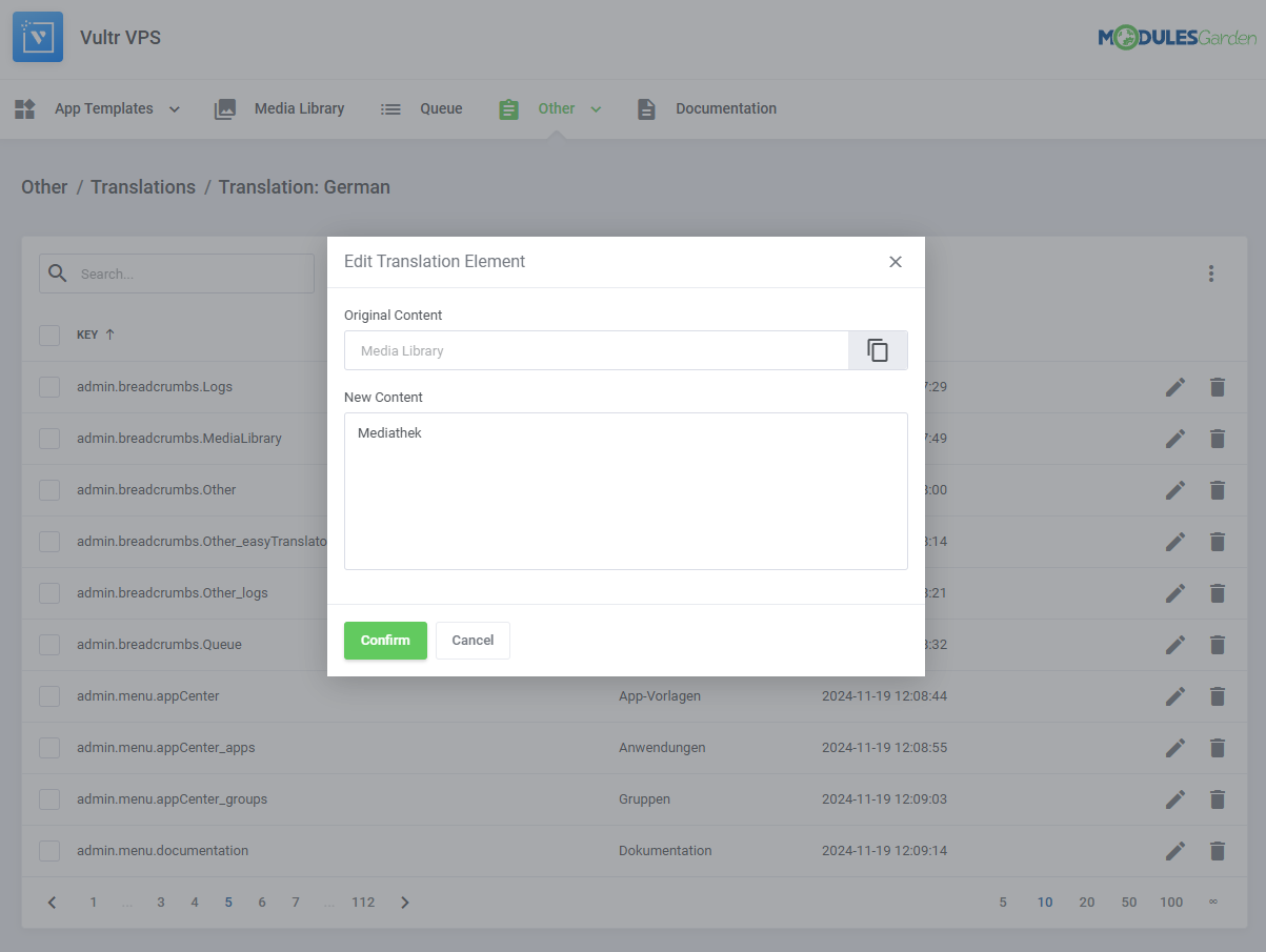 Vultr VPS For WHMCS: Module Screenshot 30