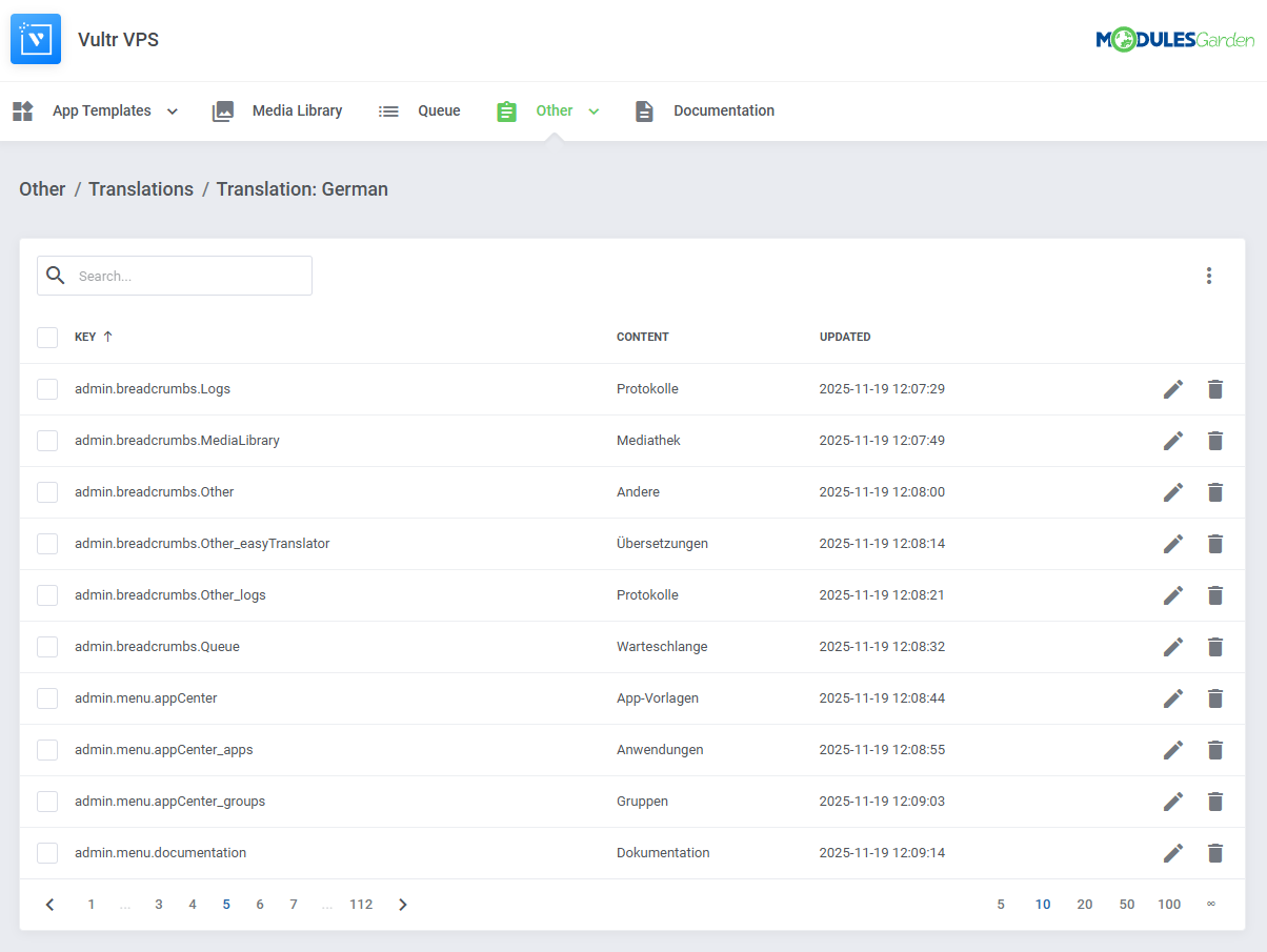 Vultr VPS For WHMCS: Module Screenshot 28