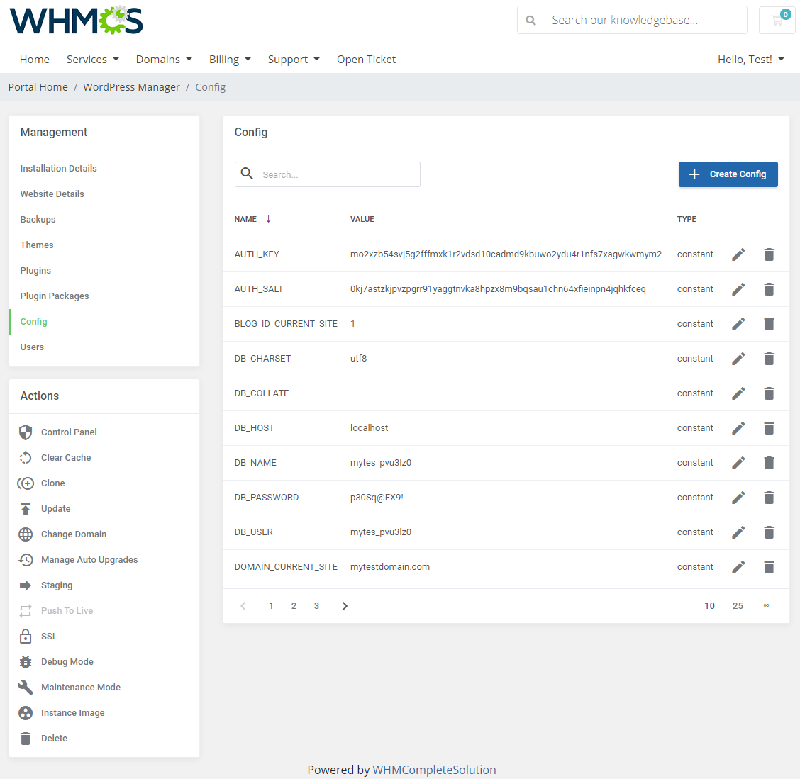 WordPress Manager For WHMCS: Module Screenshot 23