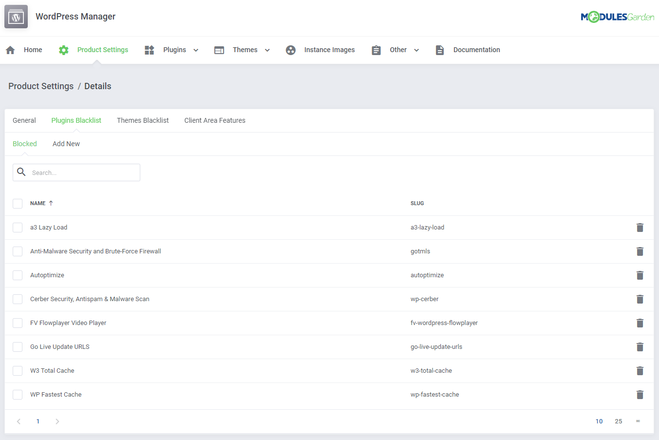 WordPress Manager For WHMCS: Module Screenshot 28