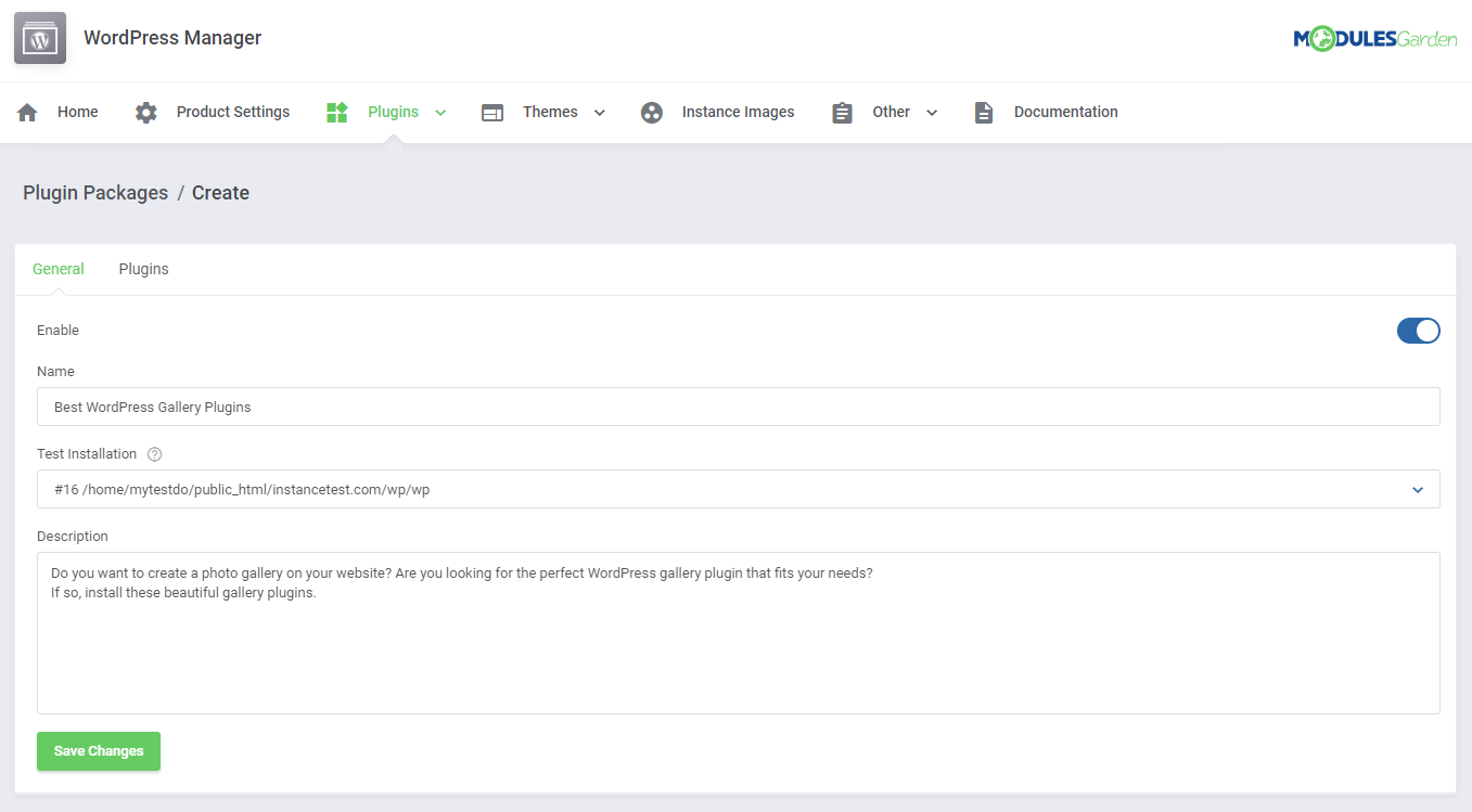 WordPress Manager For WHMCS: Module Screenshot 33