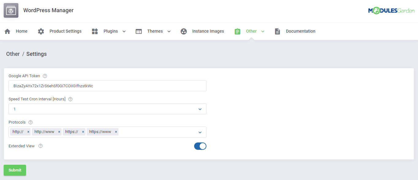 WordPress Manager For WHMCS: Module Screenshot 46