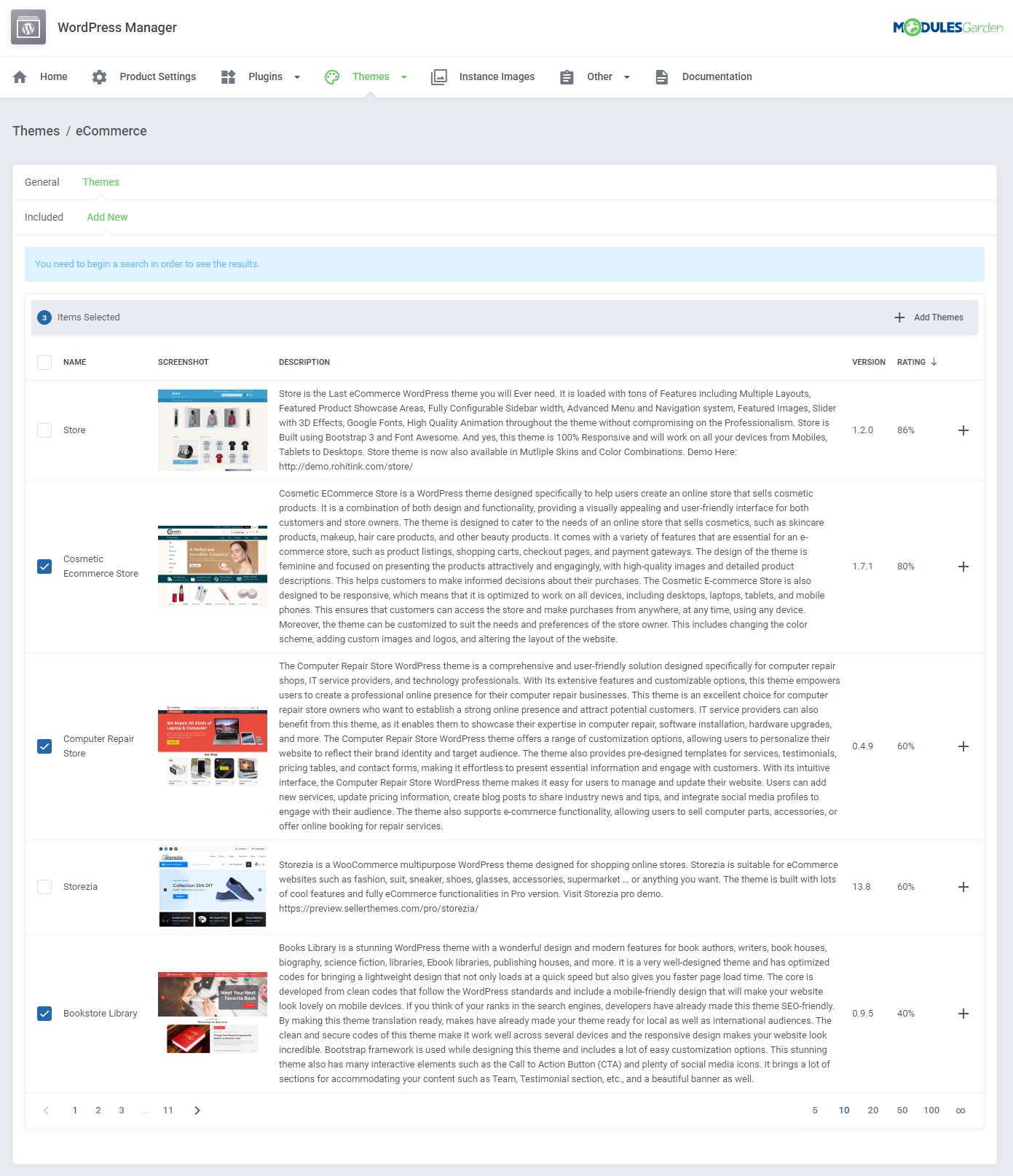 WordPress Manager For WHMCS: Module Screenshot 40