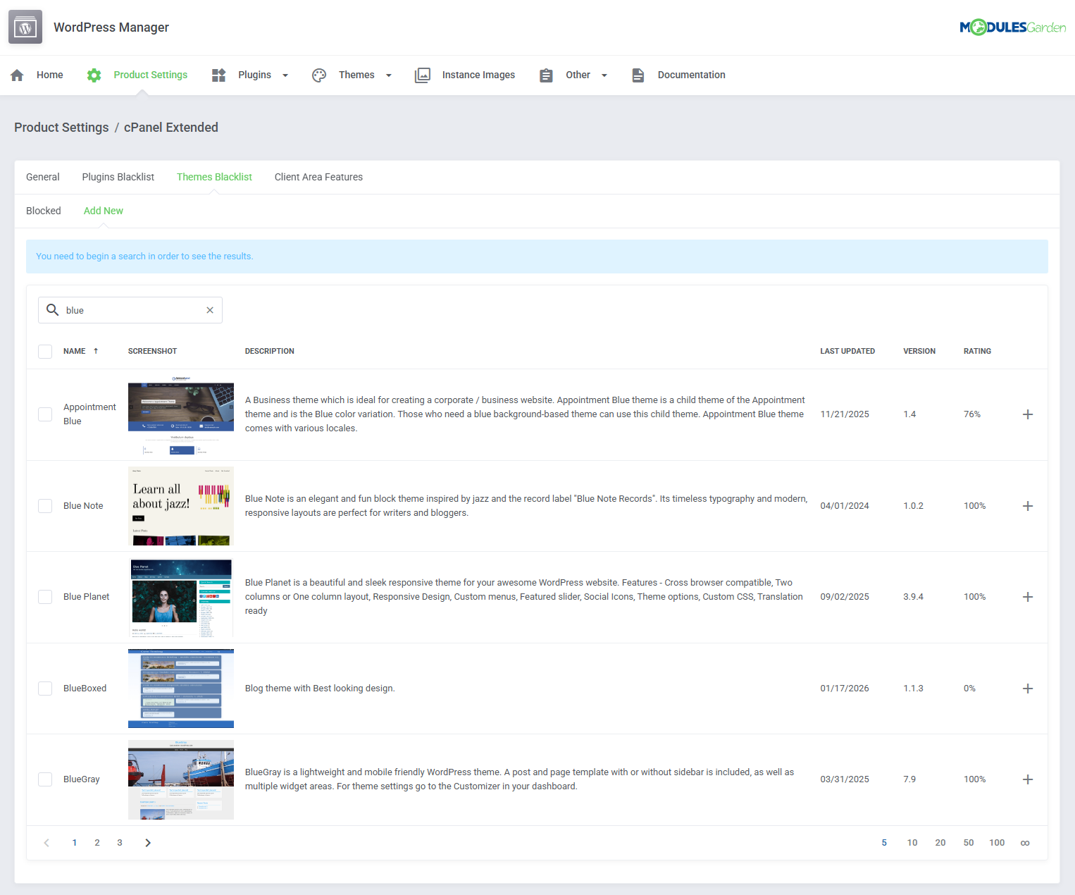 WordPress Manager For WHMCS: Module Screenshot 31