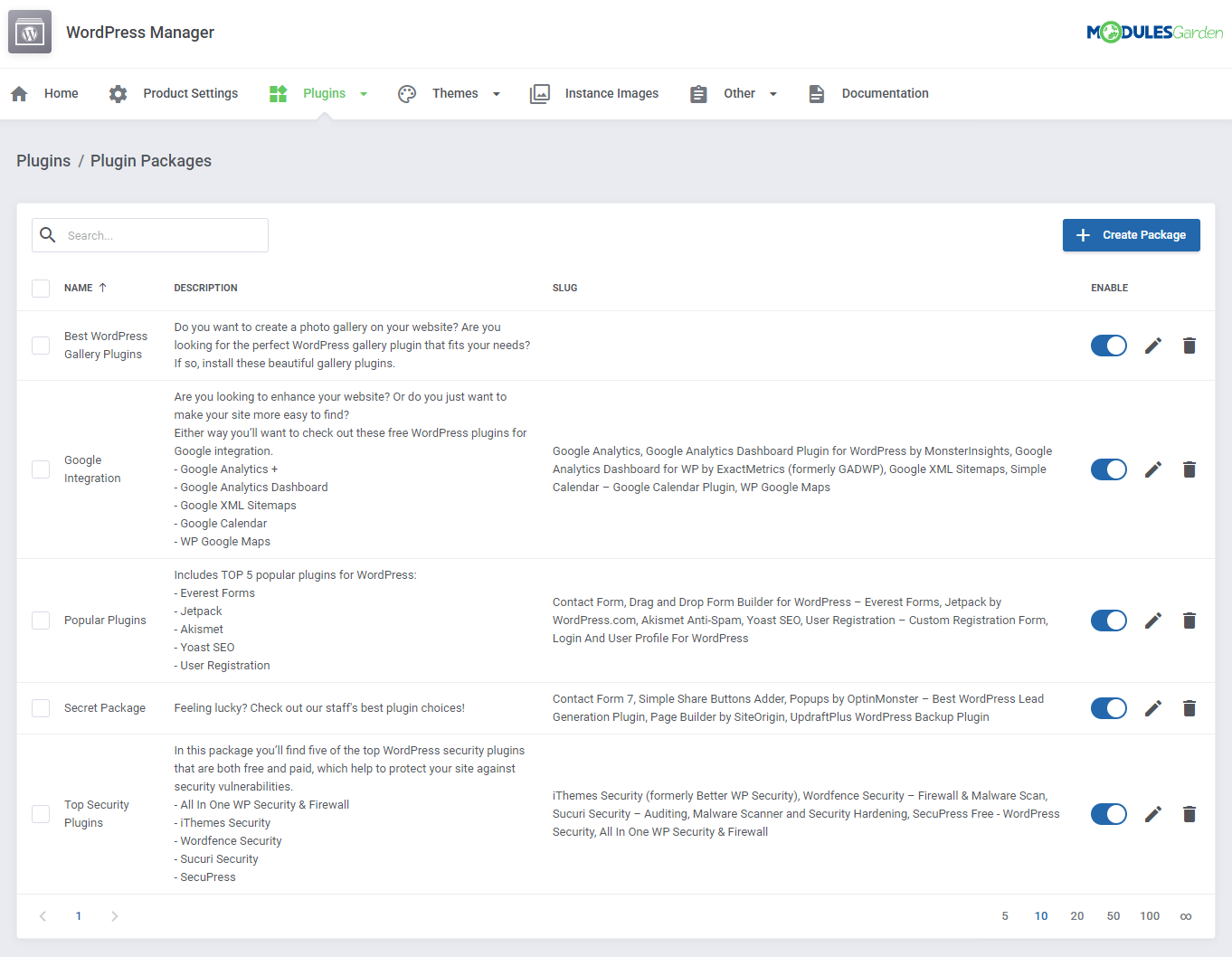 WordPress Manager For WHMCS: Module Screenshot 33