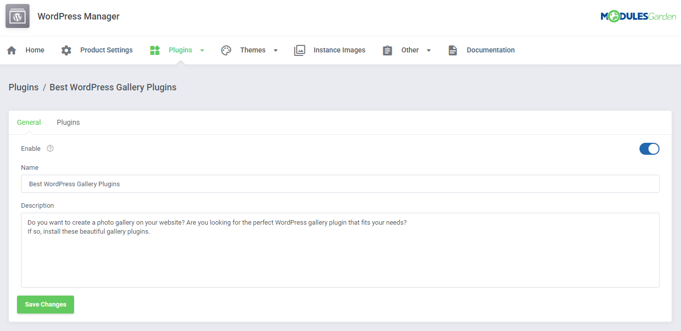 WordPress Manager For WHMCS: Module Screenshot 34
