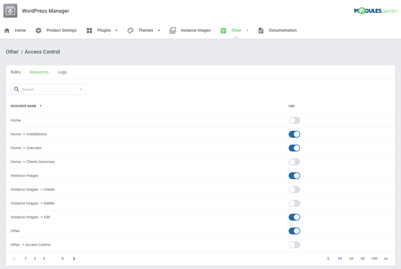 WordPress Manager For WHMCS: Module Screenshot 52