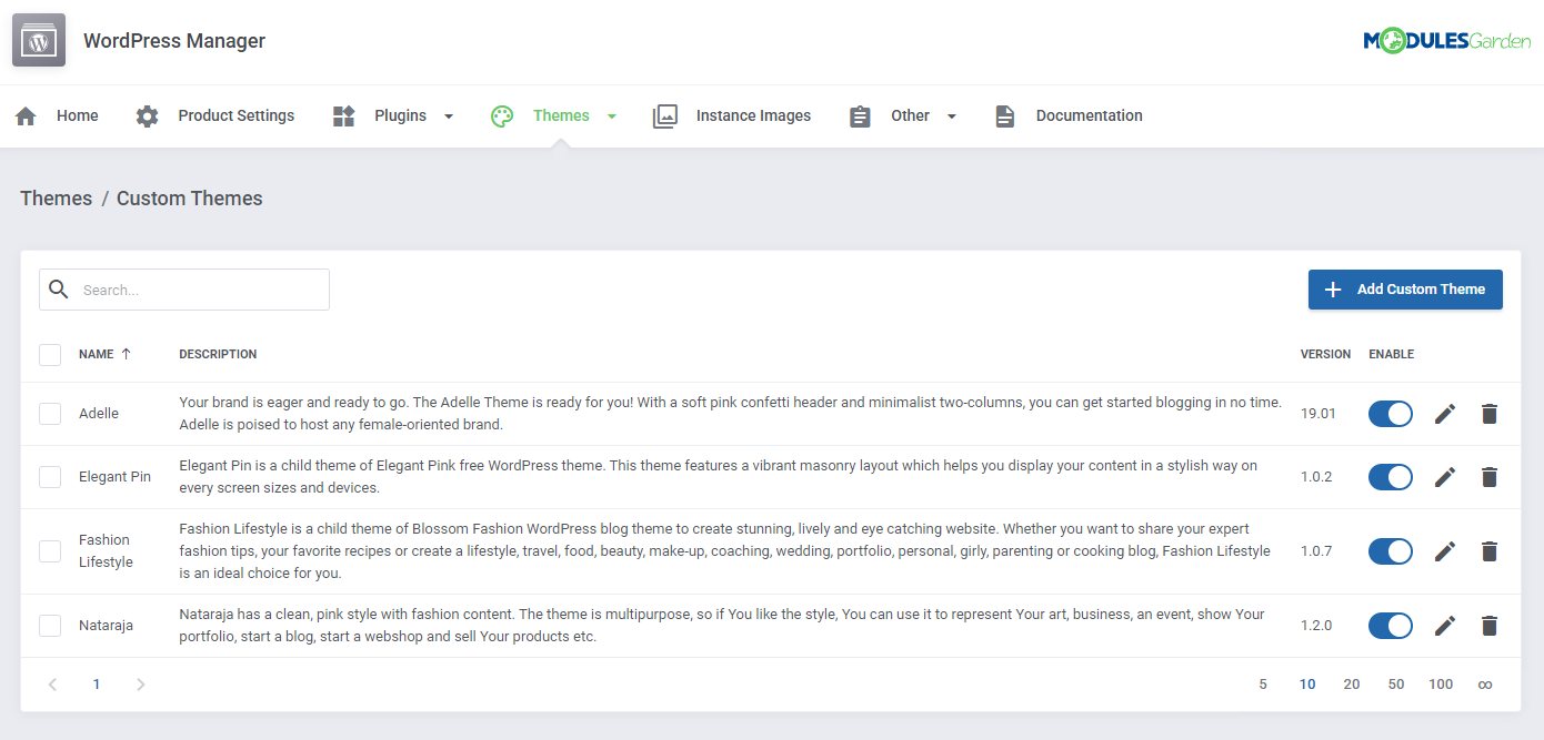 WordPress Manager For WHMCS: Module Screenshot 41
