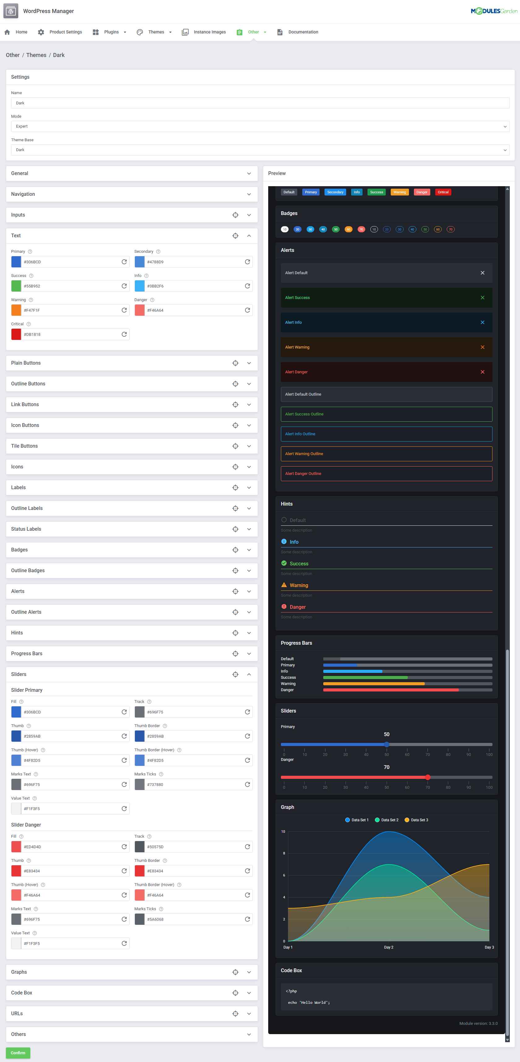 WordPress Manager For WHMCS: Module Screenshot 55